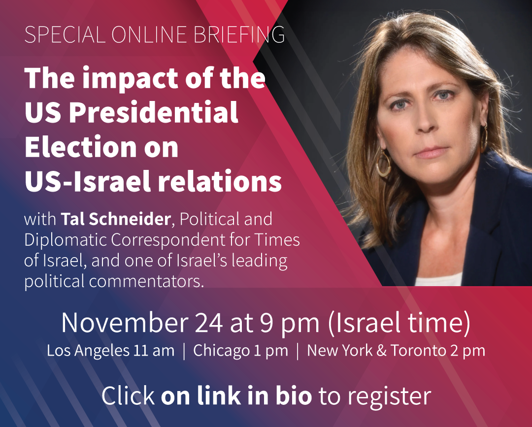 The impact of the US Presidential Election on US-Israel relations | Special Online Briefing